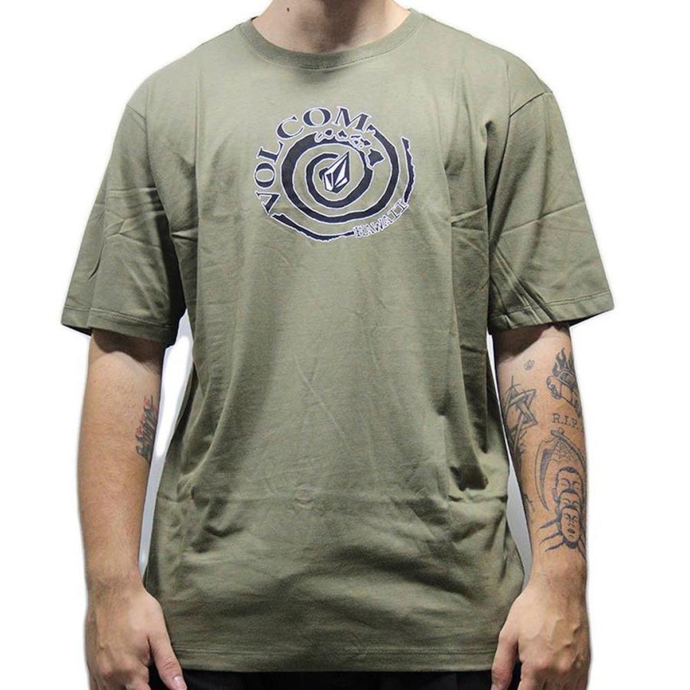 Camiseta Volcom Barrelz - Masculina - Foto 1