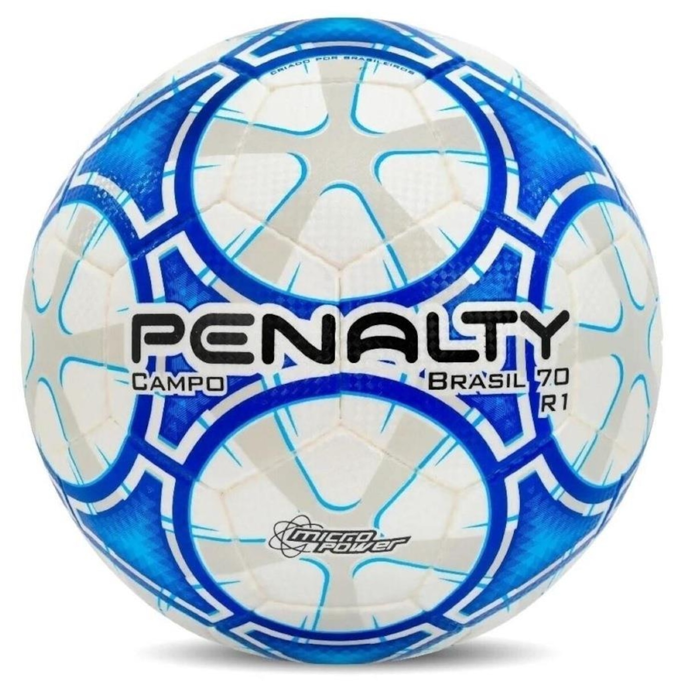 Kit Bola de Futebol de Campo Penalty Brasil 70 R1 Xxiii + Bomba de Ar - Foto 3