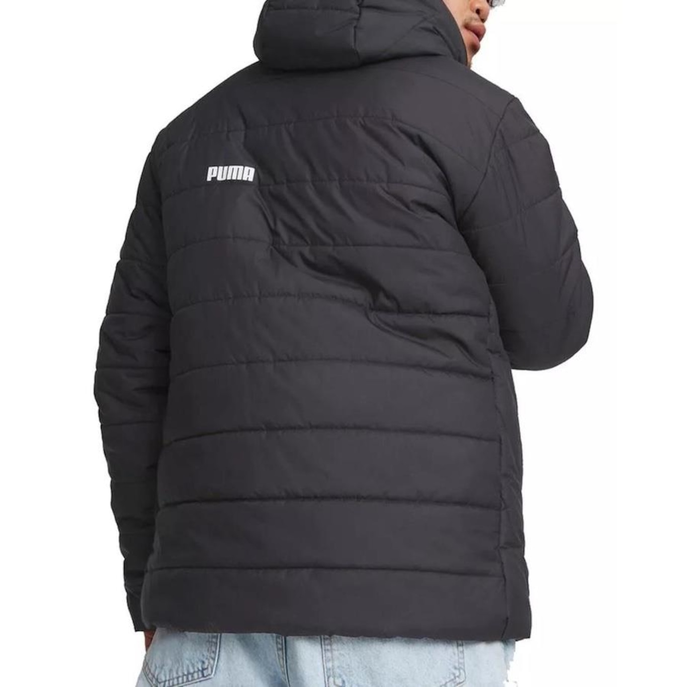 Jaqueta Puma Ess Hooded Padded Jacket - Masculina - Foto 3