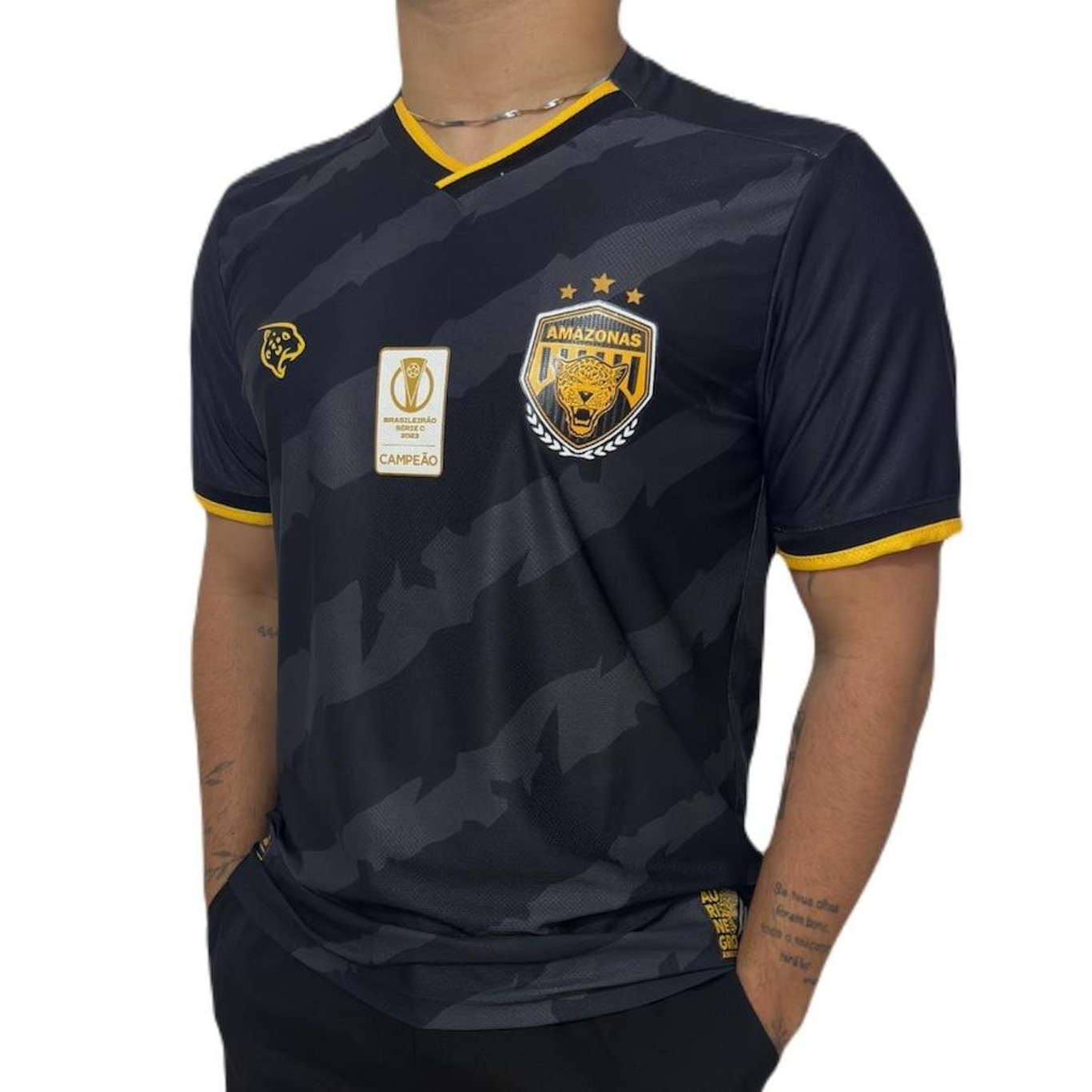 Camisa Amazonas F.C Uniforme Ii 2023 Super Bolla - Masculino - Foto 3