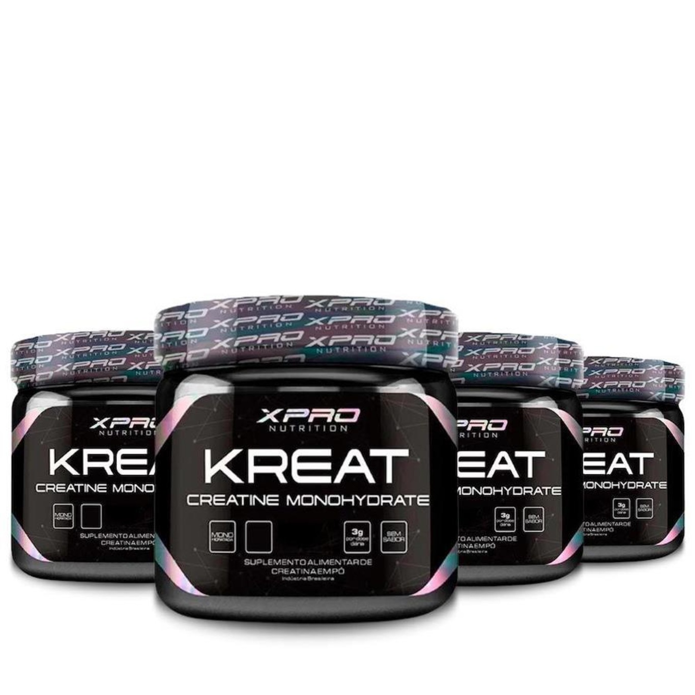 Kit 4X Kreat Creatina Monohydrate 300G - Xpro Nutrition - Foto 1