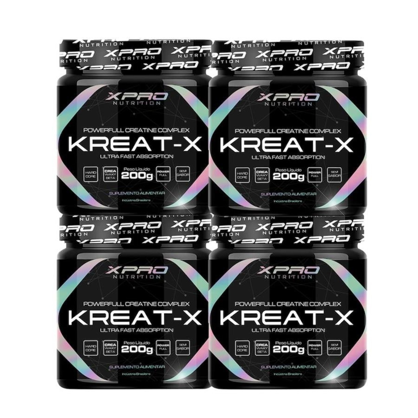 Kit 4X Kreat X 200G - Xpro Nutrition - Foto 1