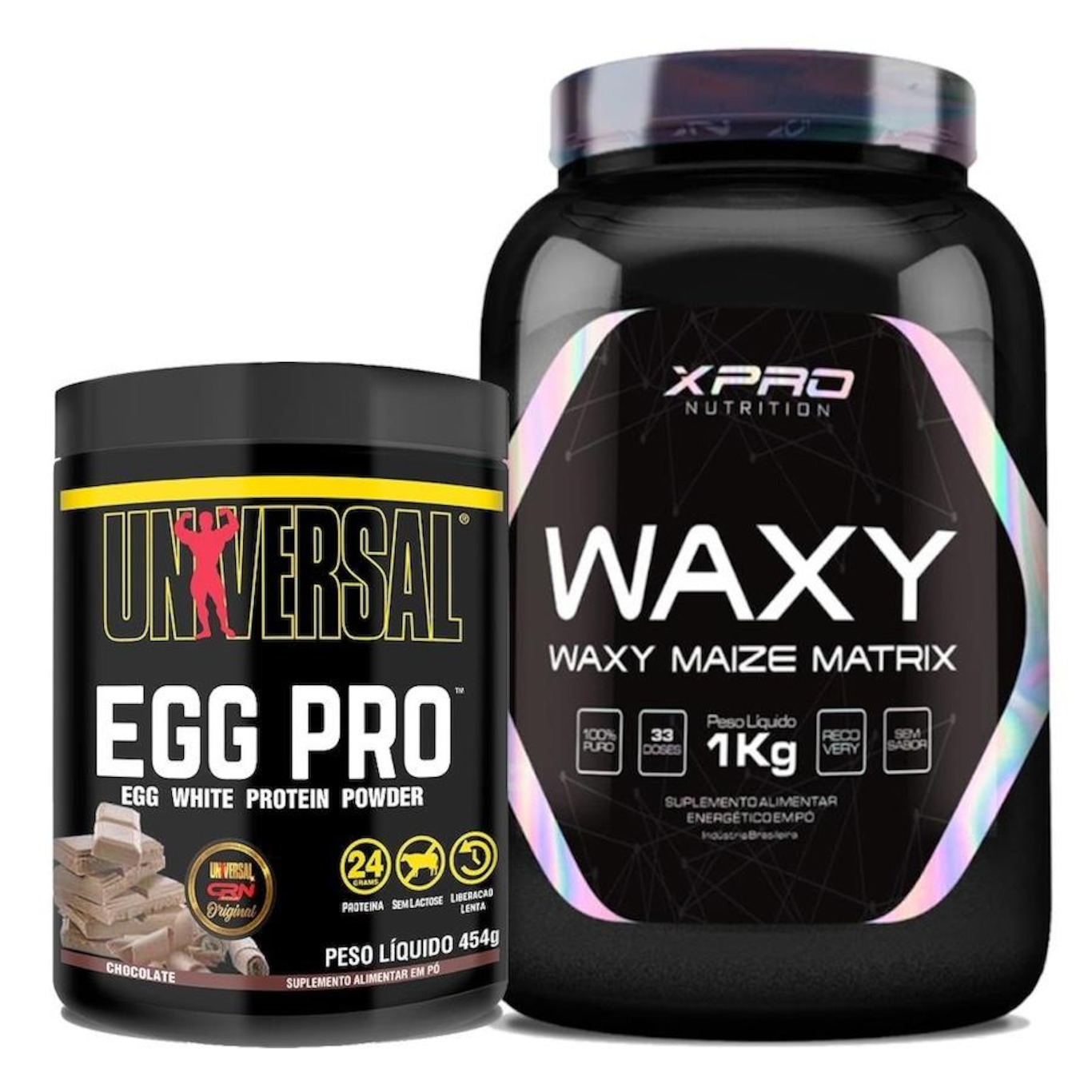 Kit Egg Pro 454G - Universal + Waxy Maize 1Kg - Xpro Nutrition - Foto 1