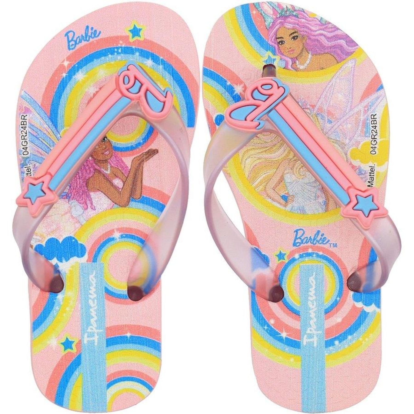 Chinelo Ipanema Style Sereia Apliques - Infantil - Foto 1