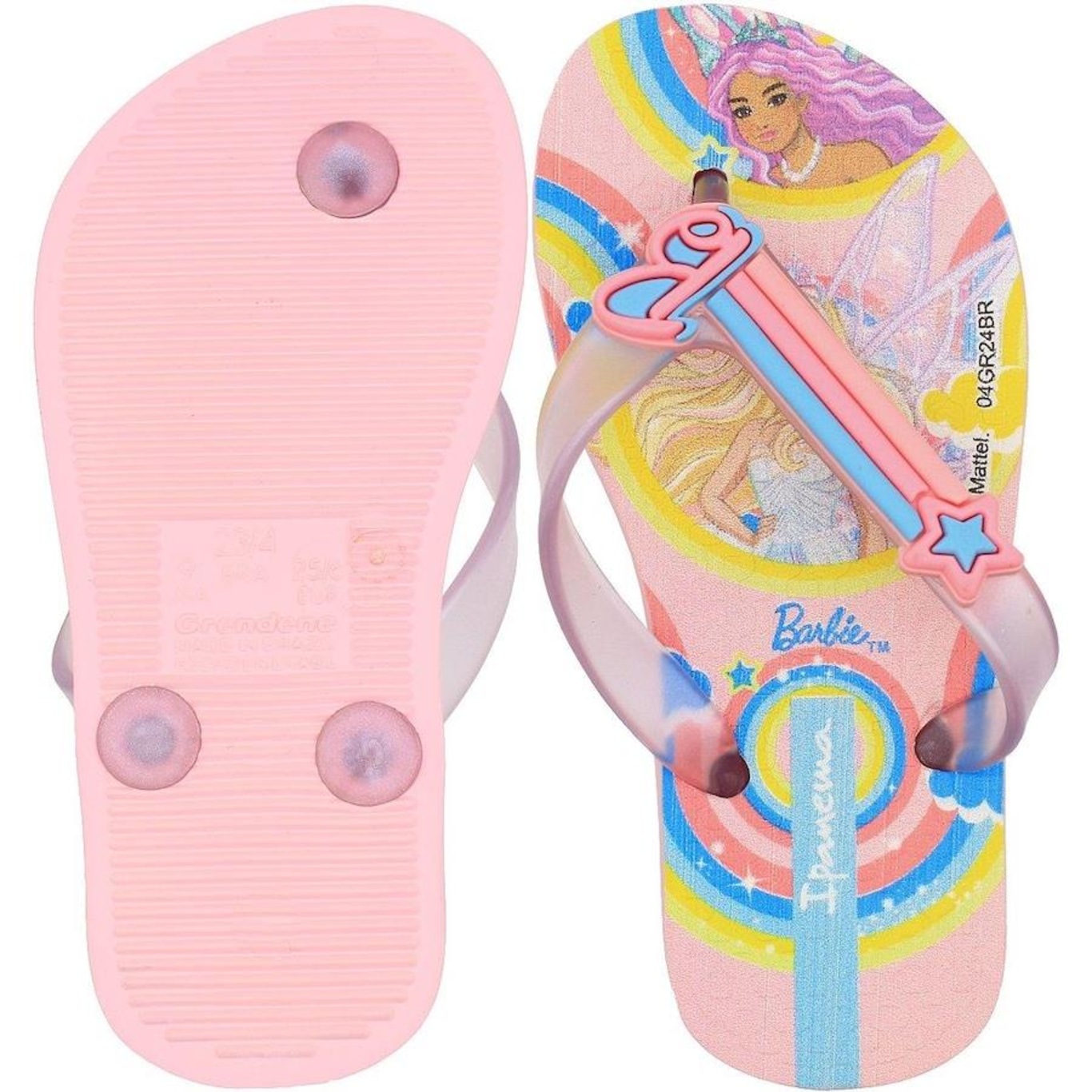 Chinelo Ipanema Style Sereia Apliques - Infantil - Foto 3