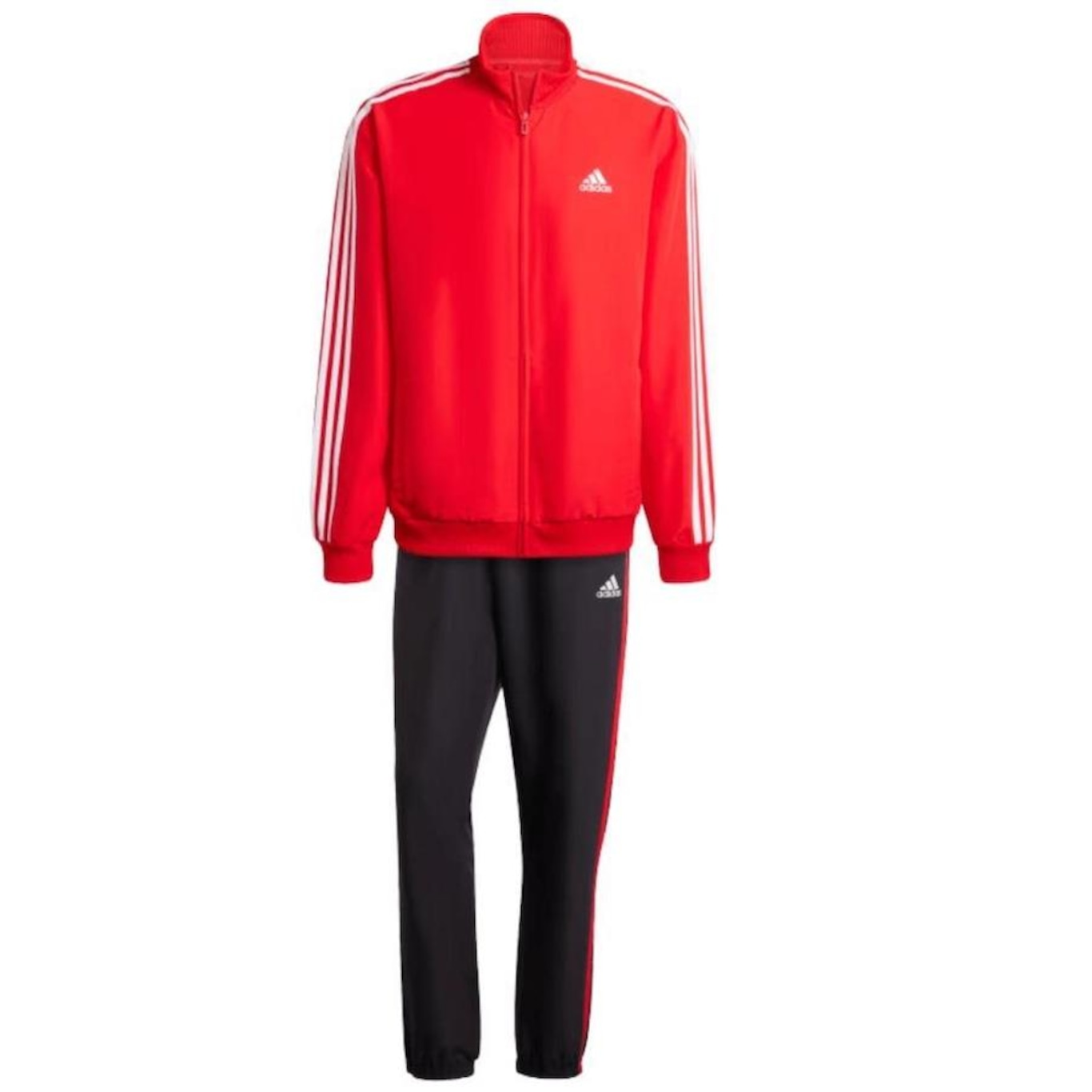 Agasalho adidas Malha 3-Stripes - Masculino - Foto 4