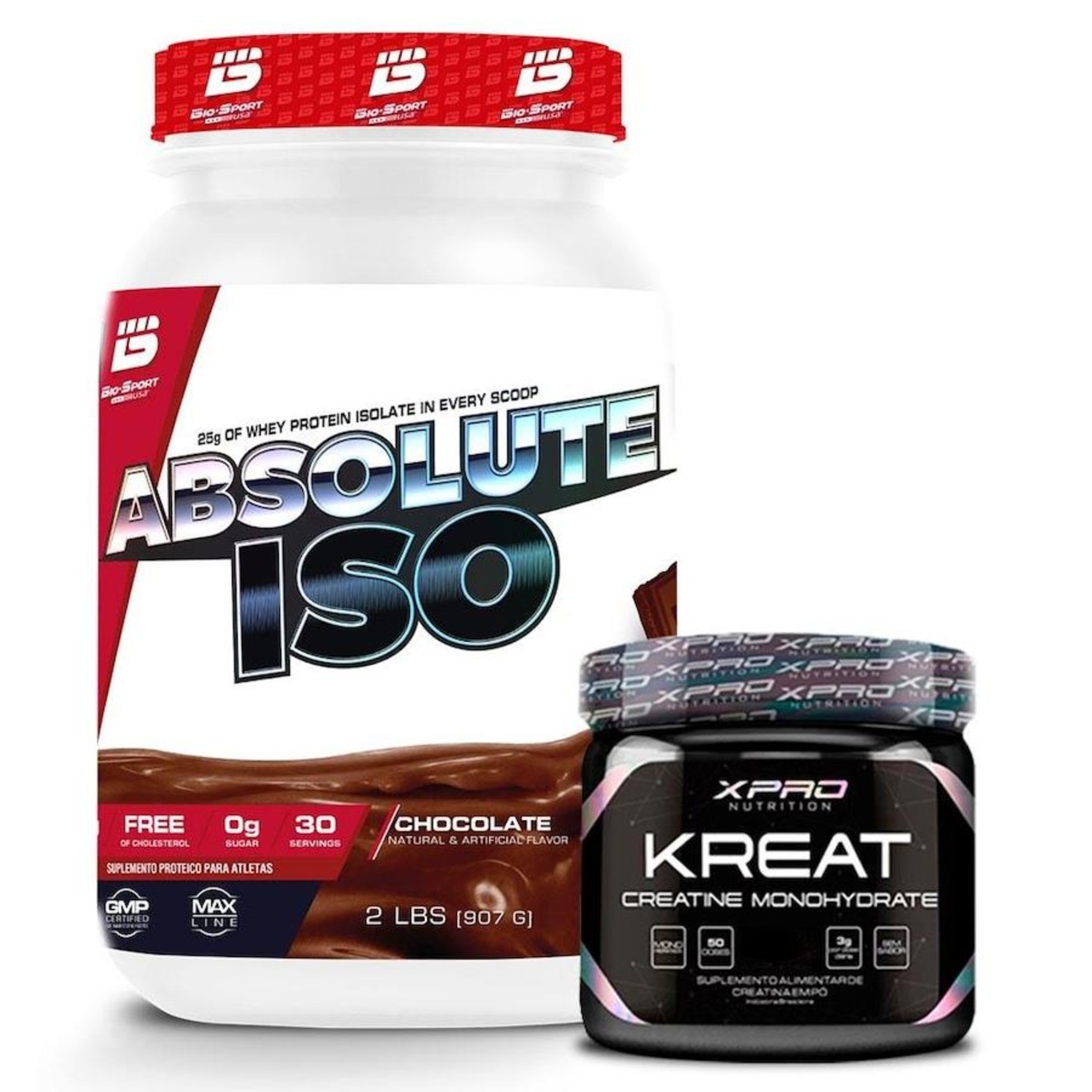 Whey Protein Absolute Iso 900G + Creatina 150G - Xpro Nutrition - Foto 1