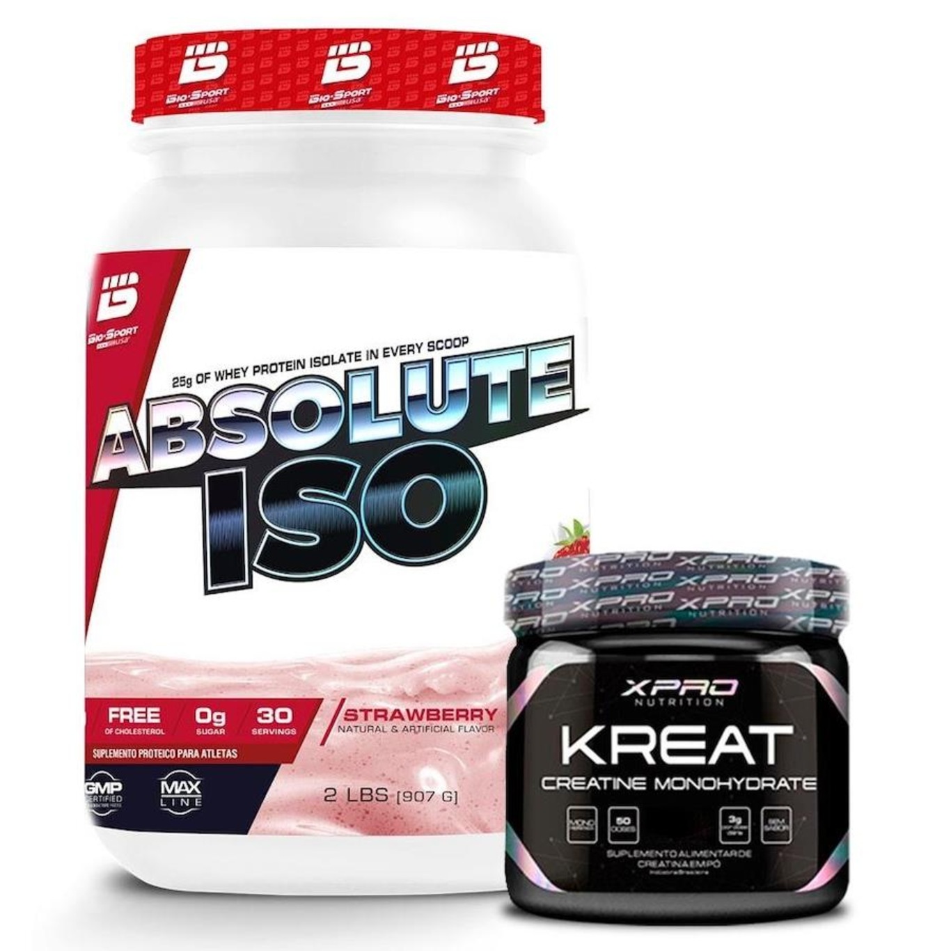 Whey Protein Absolute Iso 900G + Creatina 150G - Xpro Nutrition - Foto 1