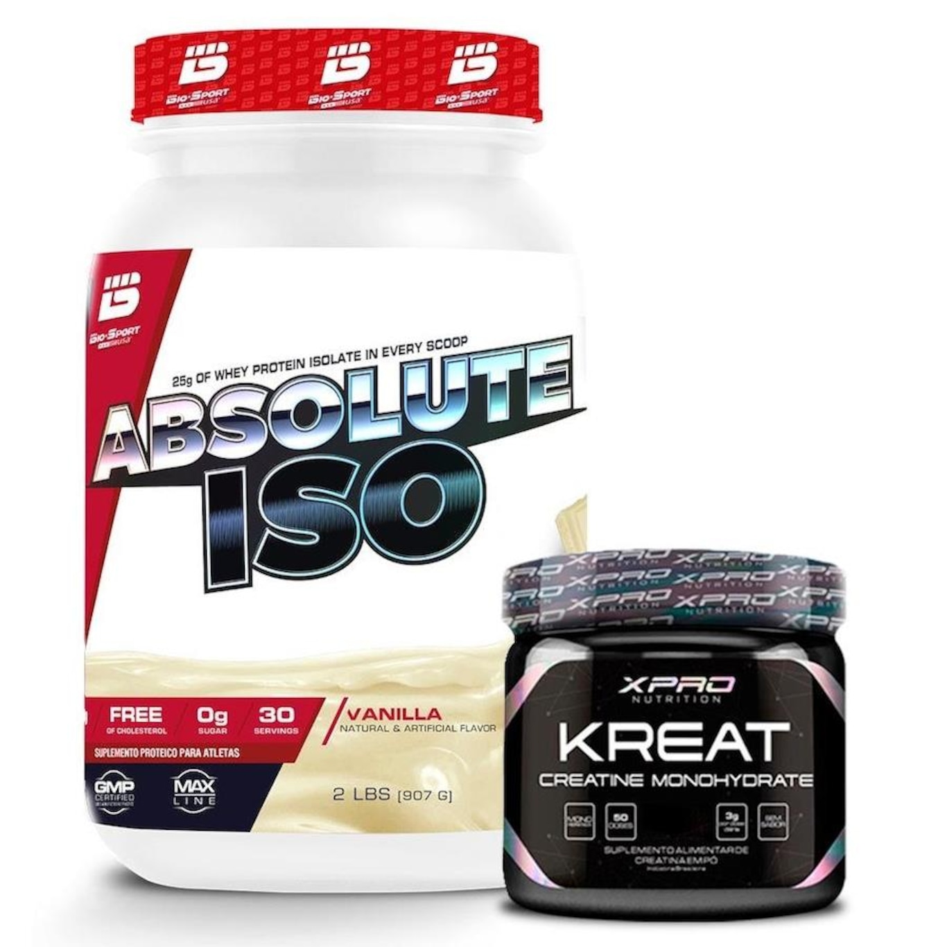 Whey Protein Absolute Iso 900G + Creatina 150G - Xpro Nutrition - Foto 1