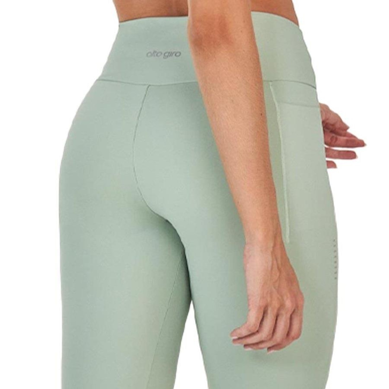 Calça Legging Alto Giro Refletível Feminina - Foto 4