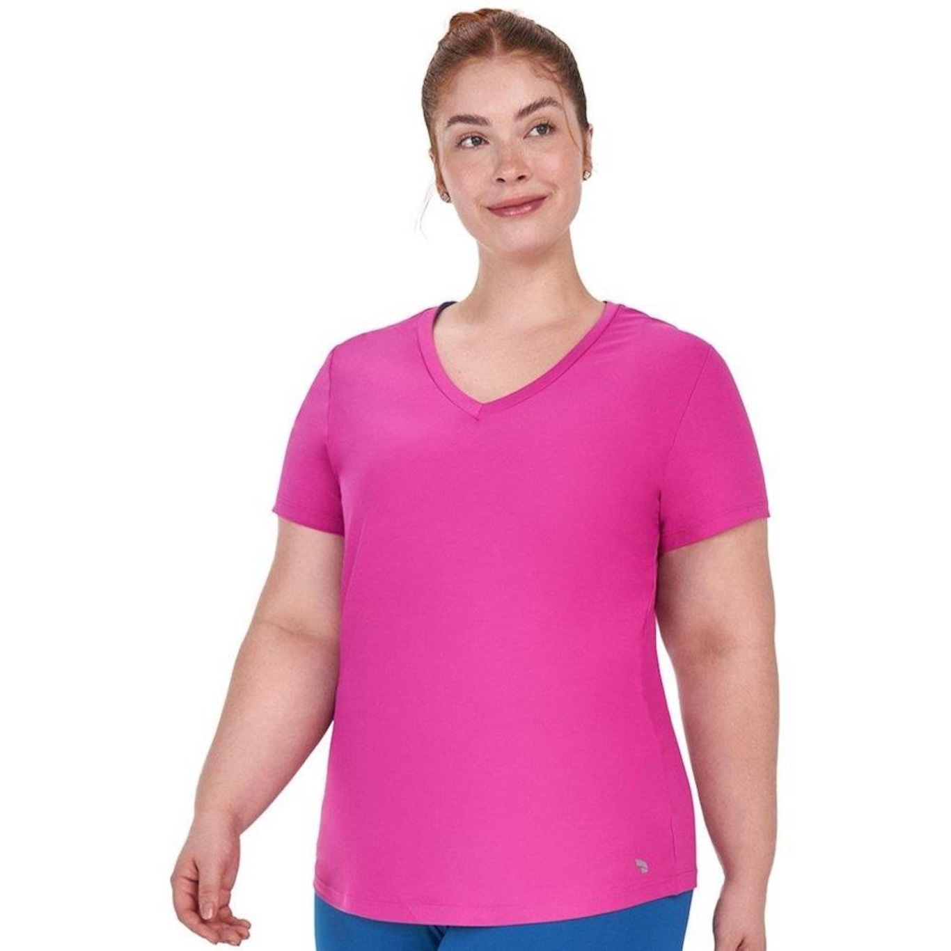 Camiseta Alto Giro Alongada - Feminina - Foto 1