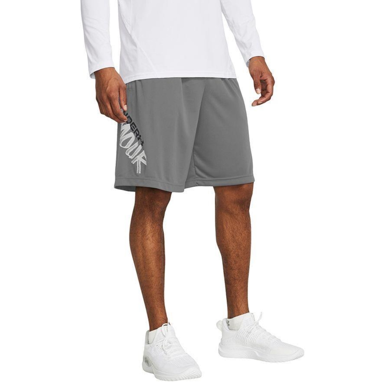 Shorts Under Armour Tech Wdmk - Masculino - Foto 1