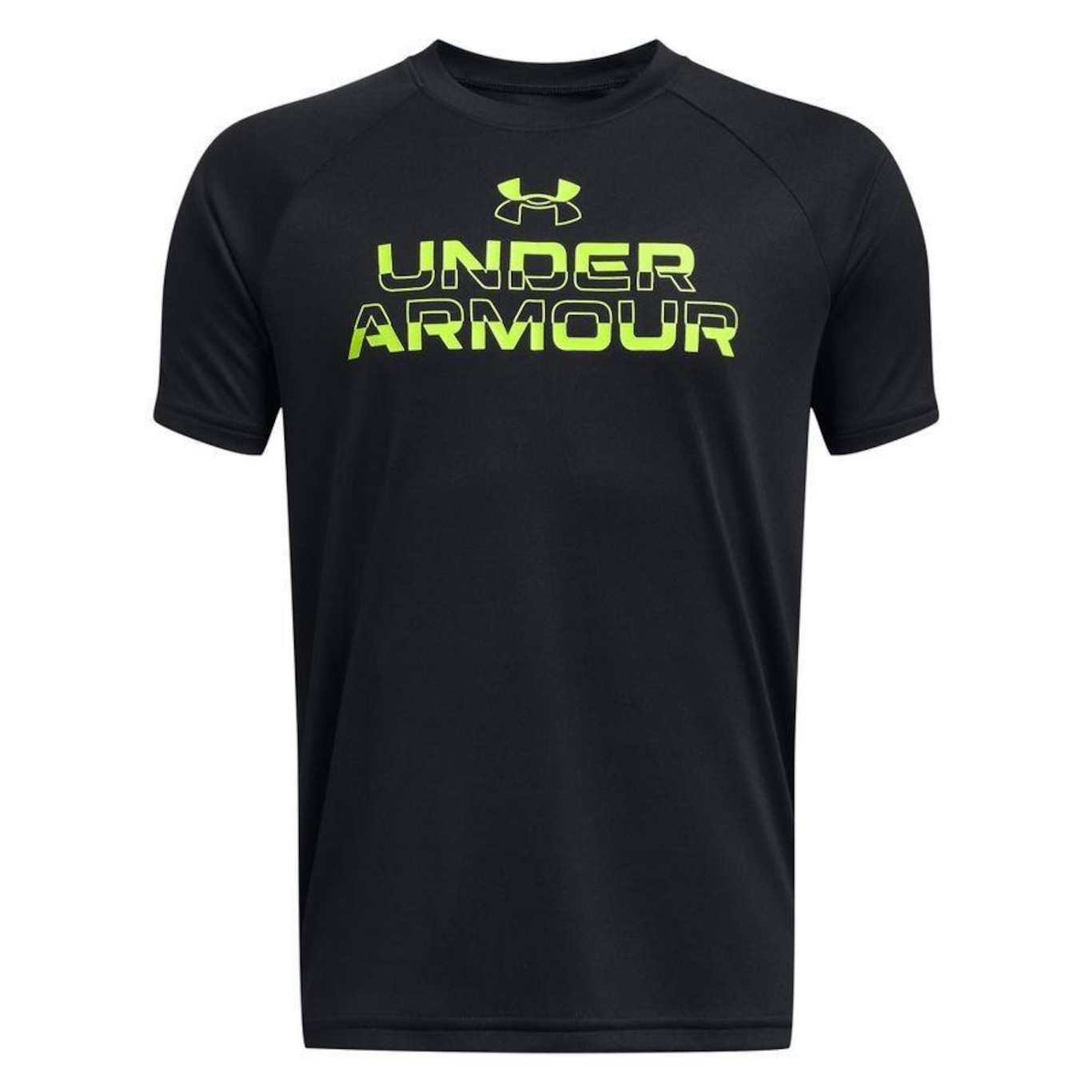 Camiseta Under Armour Tech Split Wordmark - Infantil - Foto 1