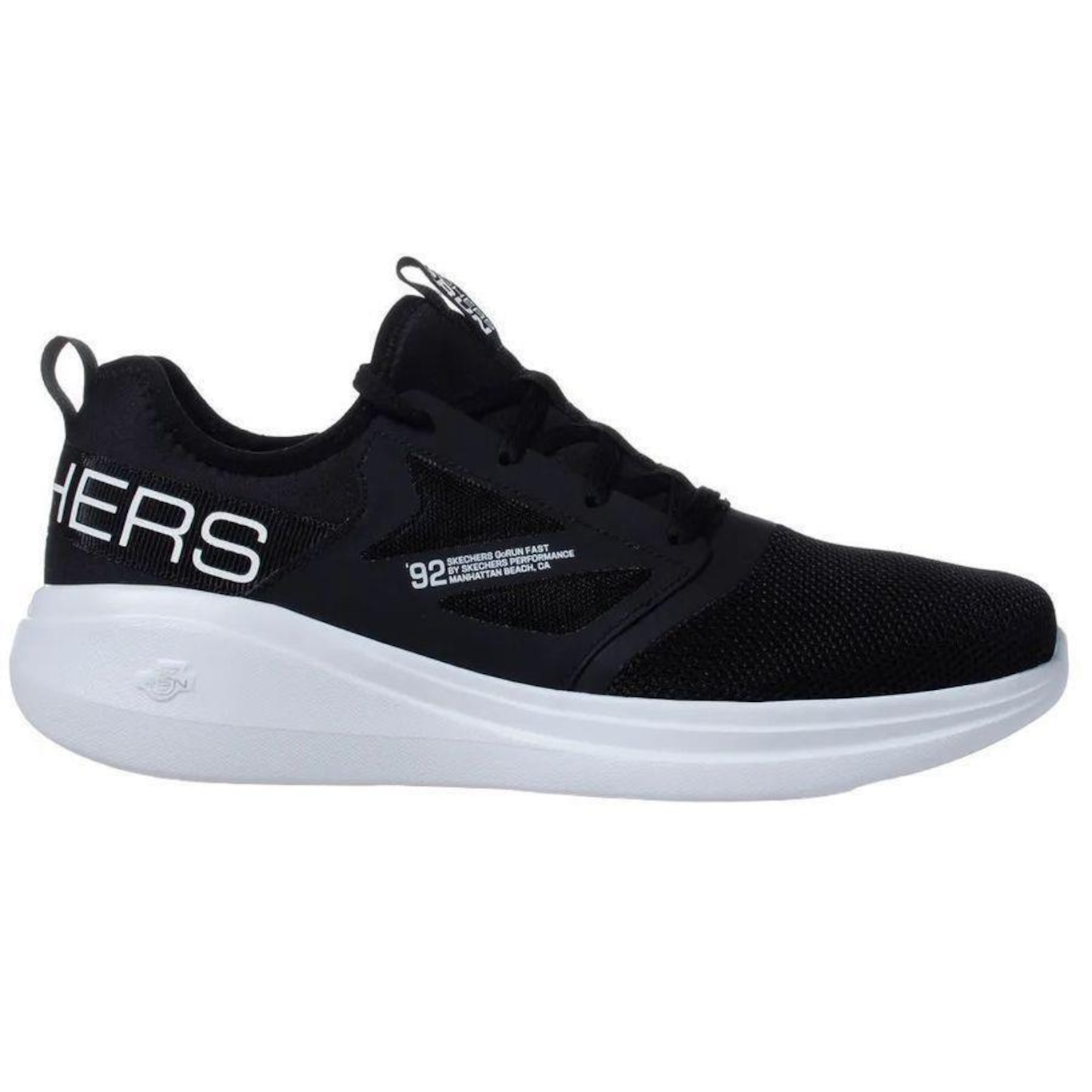 Tênis Skechers Go Run Fast Valor 2.0 Masculino 894258Br-Bkw - Foto 1