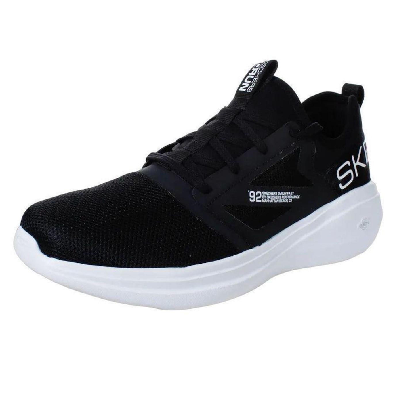 Tênis Skechers Go Run Fast Valor 2.0 Masculino 894258Br-Bkw - Foto 3