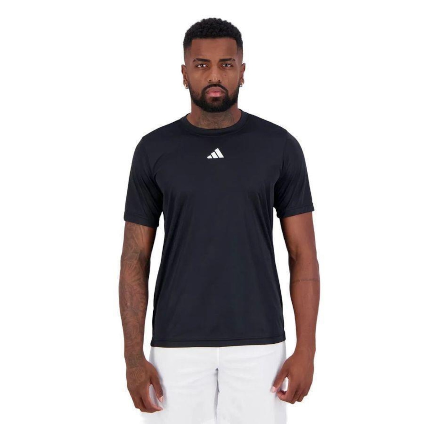 Camiseta adidas Treino Básica - Masculina - Foto 3