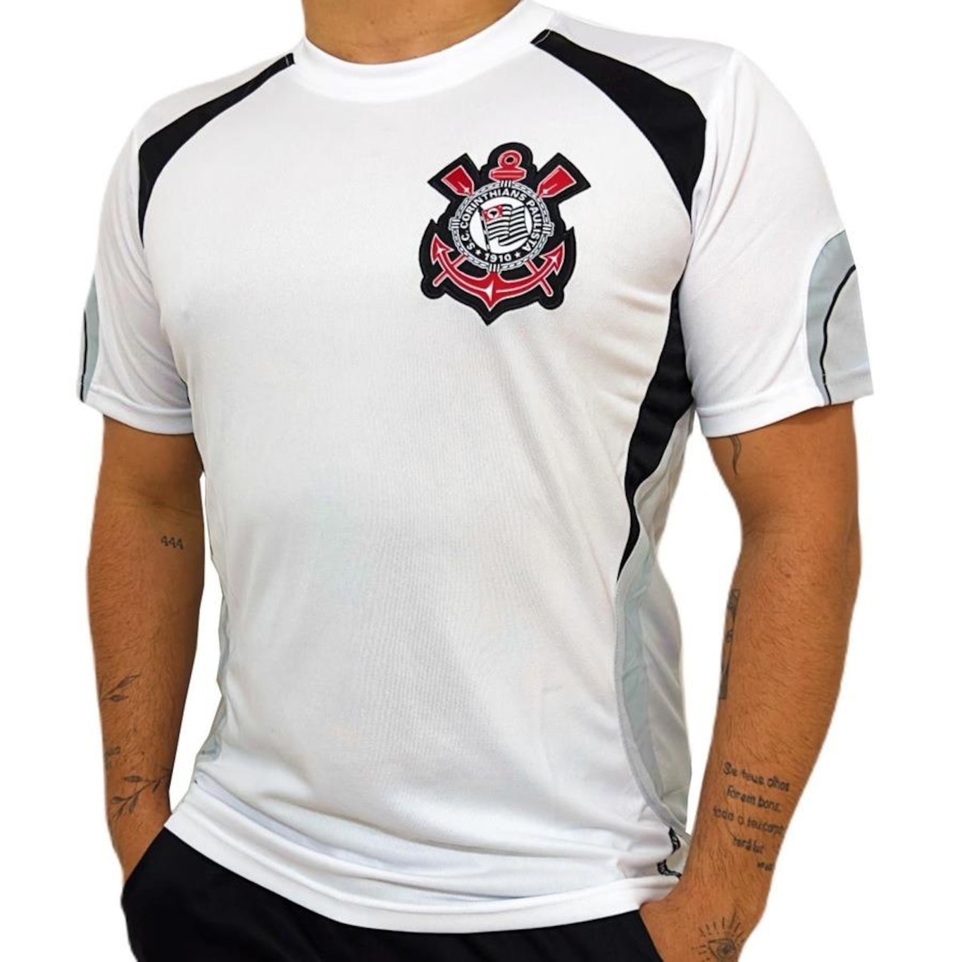 Camisa do Corinthians Lotus Símbolo Orizon - Masculino - Foto 3