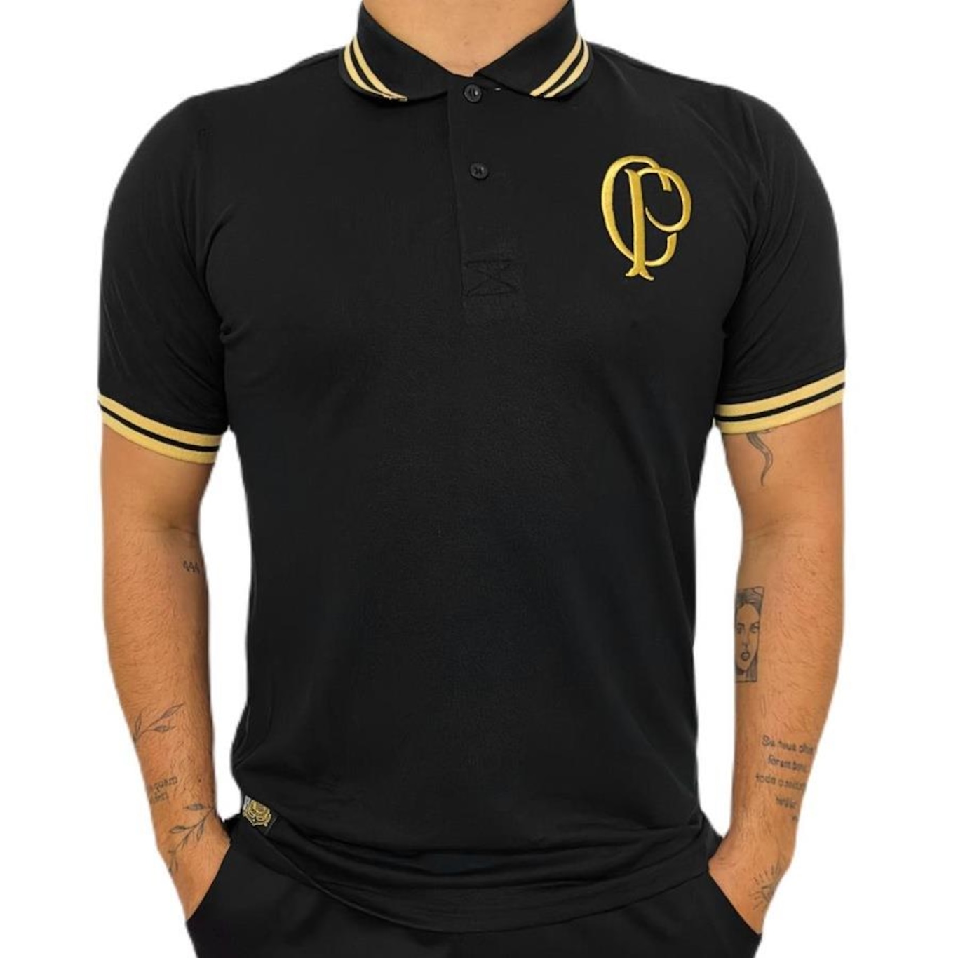 Camisa do Corinthians Lotus Polo Cp 1910- Masculino - Foto 2