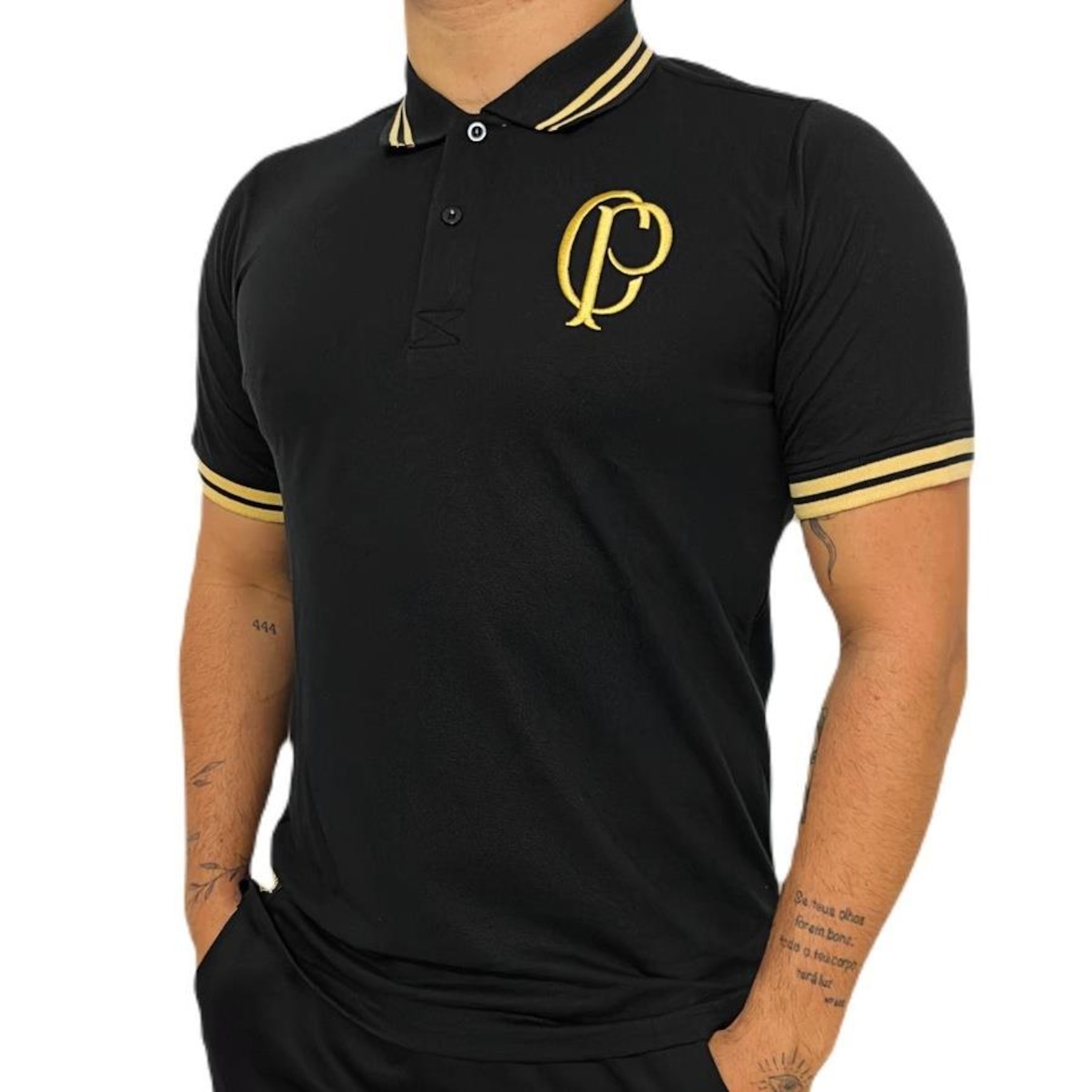 Camisa do Corinthians Lotus Polo Cp 1910- Masculino - Foto 3