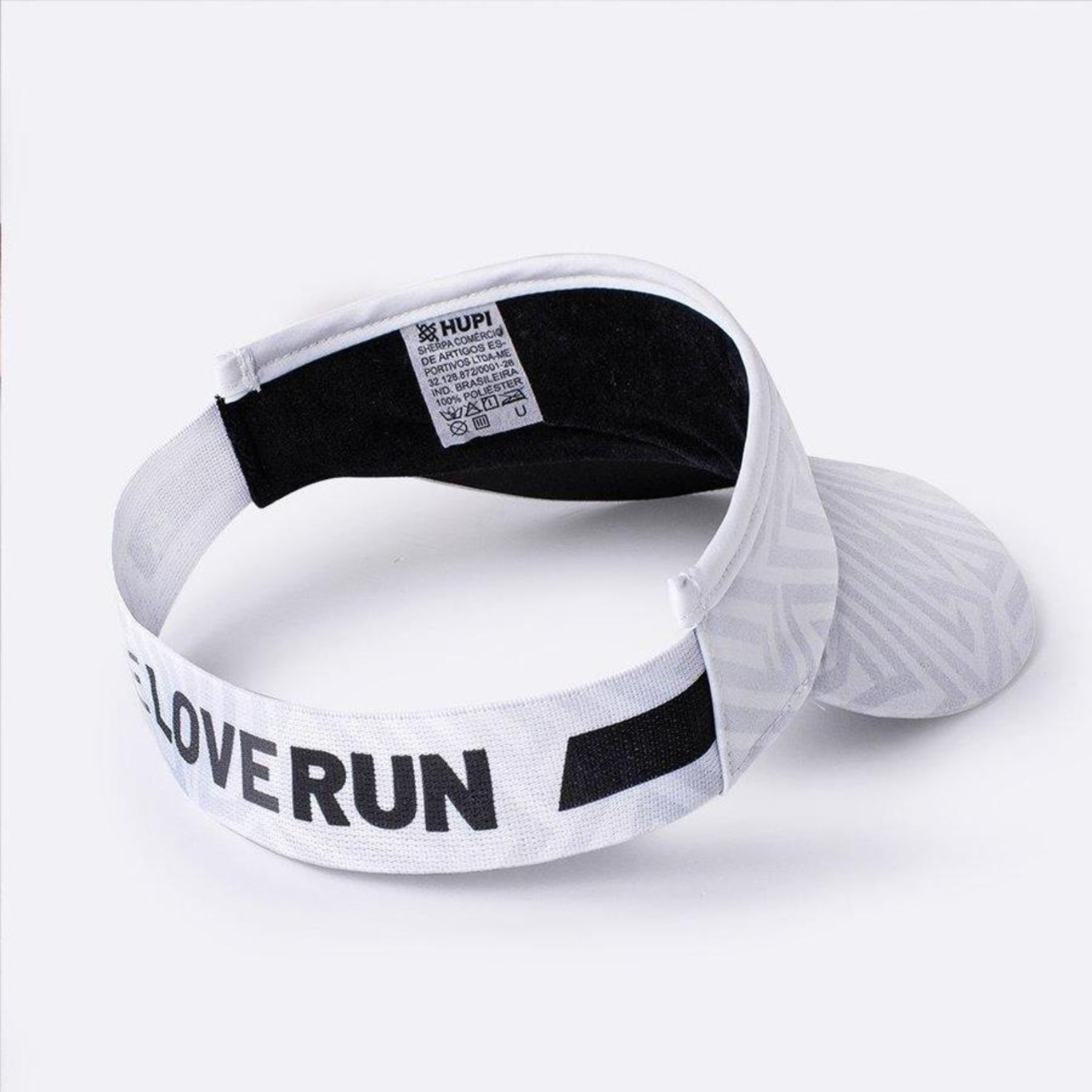 Viseira para Corrida Hupi Live Love Run - Adulto - Foto 4