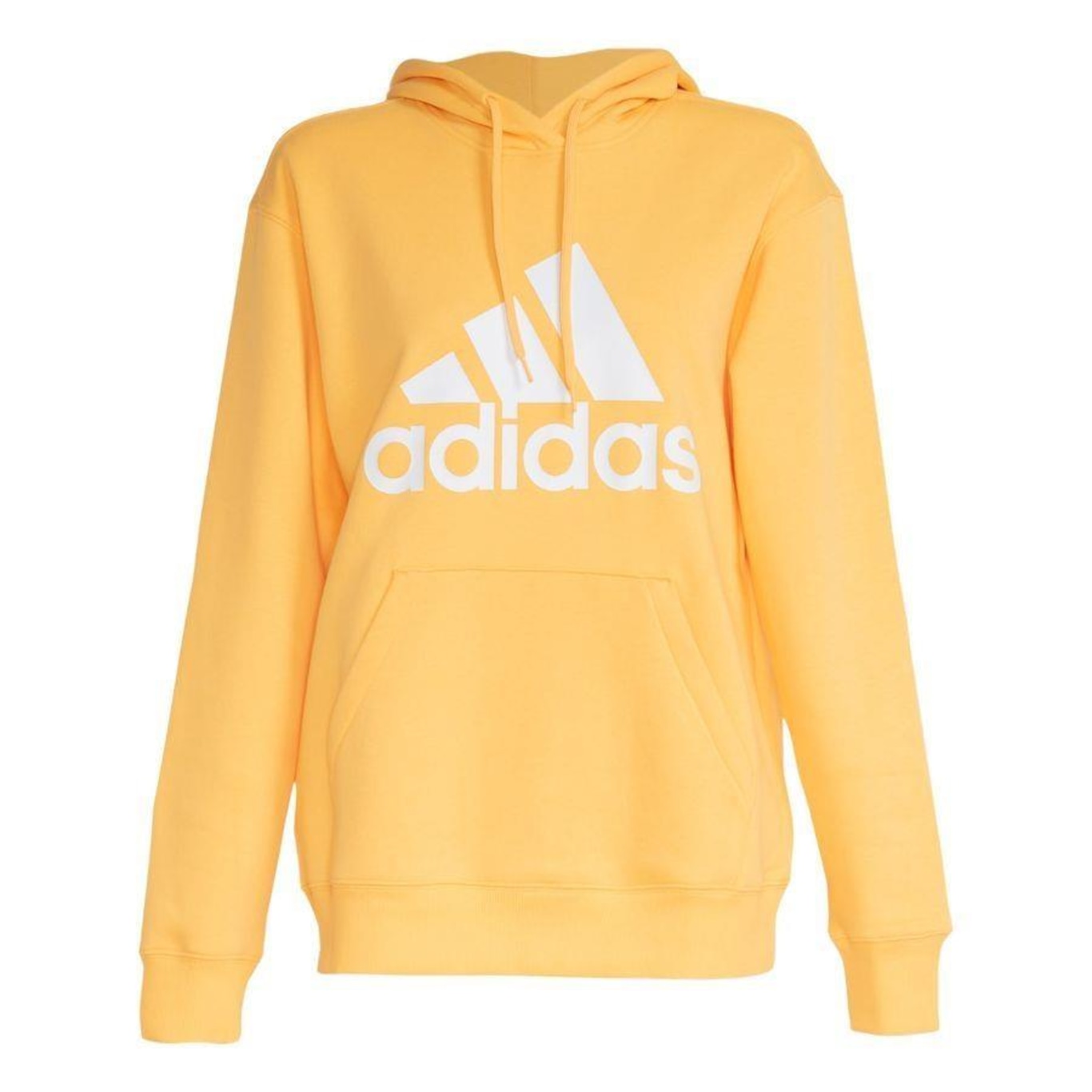 Blusão de Moletom Capuz adidas Fleece Regular Essentials Big Logo - Feminino - Foto 1