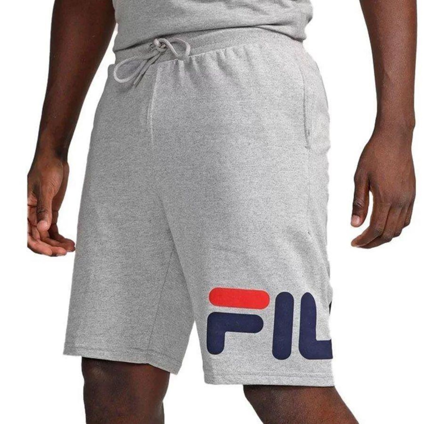 Bermuda Fila Basic Letter - Masculina - Foto 1