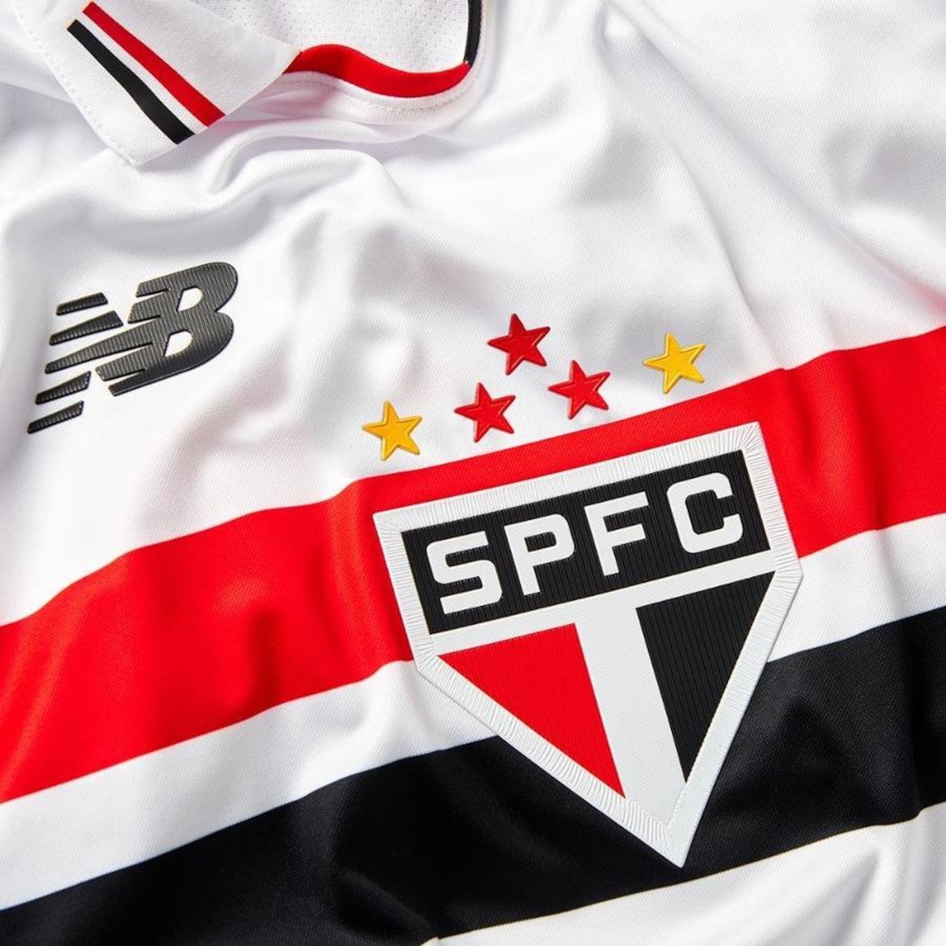 Camisa do São Paulo Home 2024 Jogador New Balance - Masculina - Foto 4