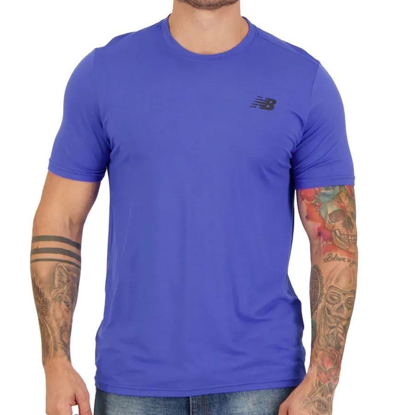 Camiseta New Balance Tenacity - Masculina - Foto 1