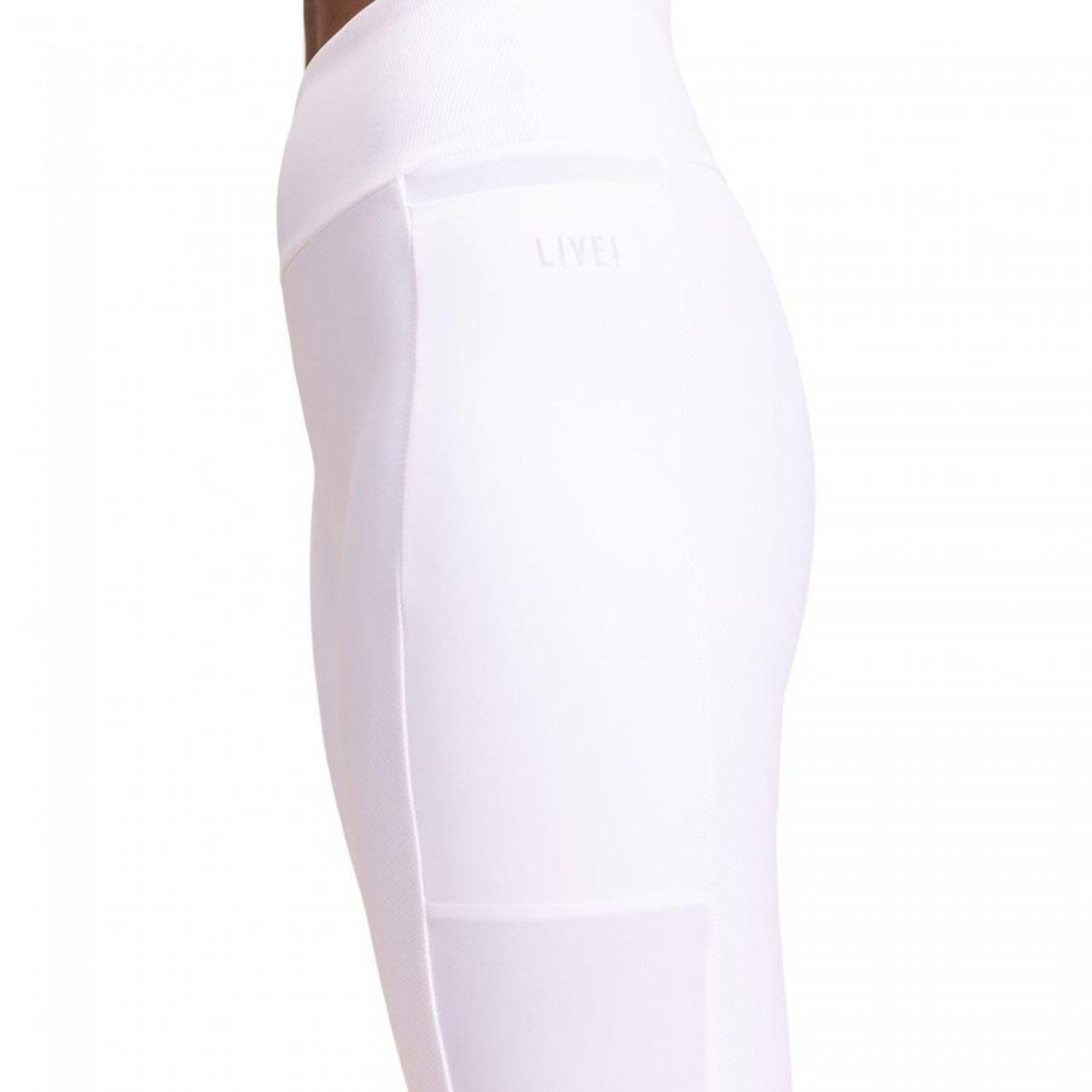 Calça Legging Live Fusô Contour Rib - Feminina - Foto 4