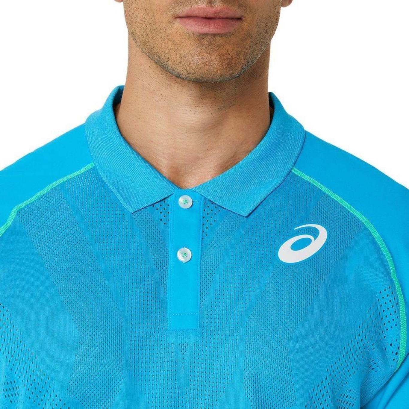 Camisa Polo Asics Match Activebreeze - Masculina - Foto 4