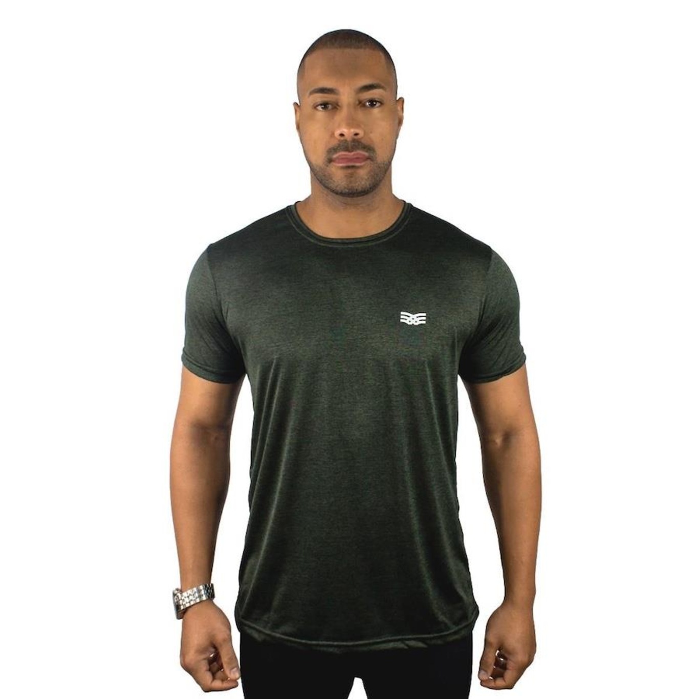 Camiseta Color Sports Dry Mescla Treino - Masculina - Foto 1