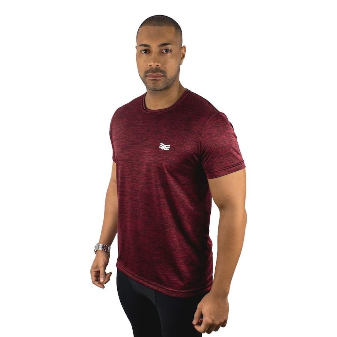 Camiseta Color Sports Dry Mescla Treino - Masculina - Foto 3