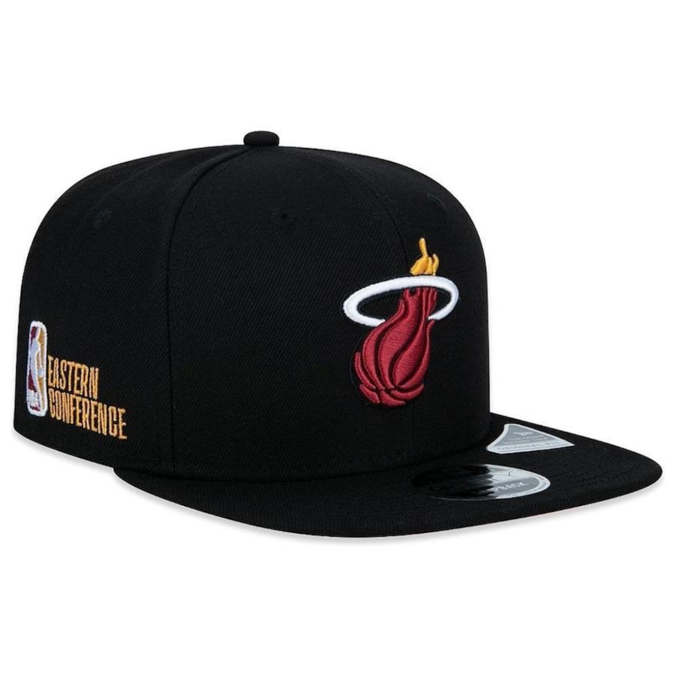 Boné Aba Reta New Era 950 Miami Heat Core - Snapback - Adulto - Foto 4