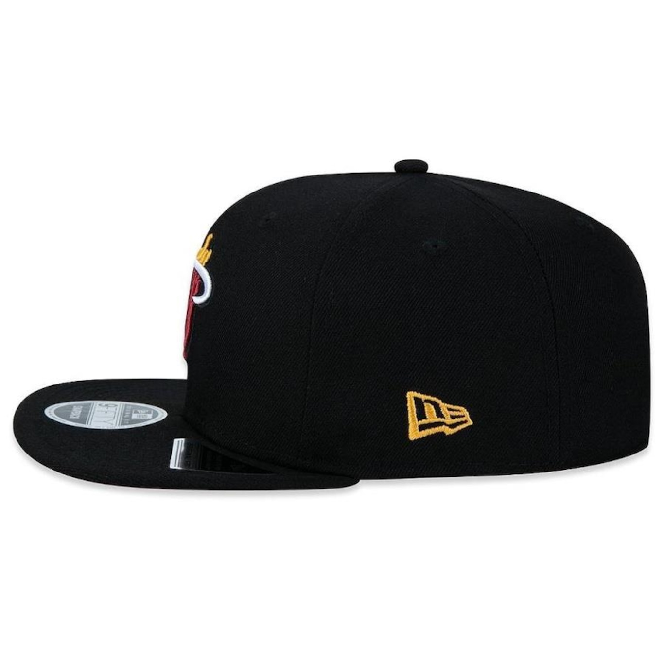 Boné Aba Reta New Era 950 Miami Heat Core - Snapback - Adulto - Foto 5