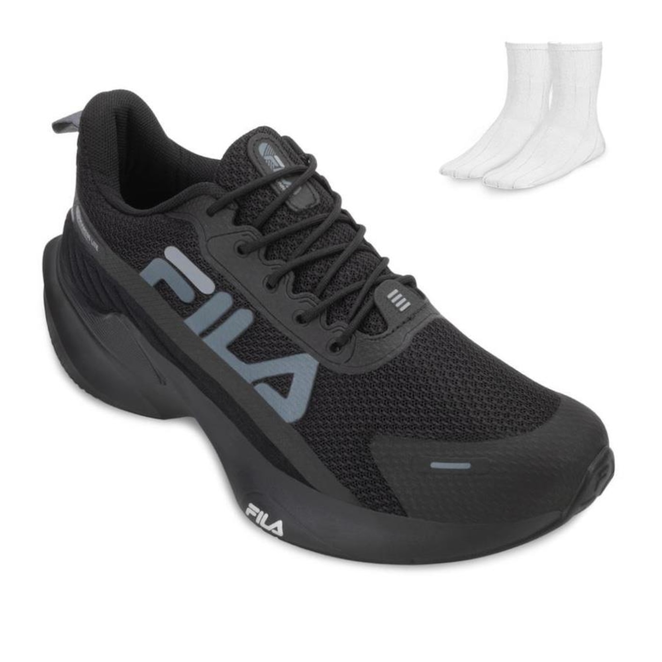 Tênis Fila Progress Lite + Meia - Masculino - Foto 1