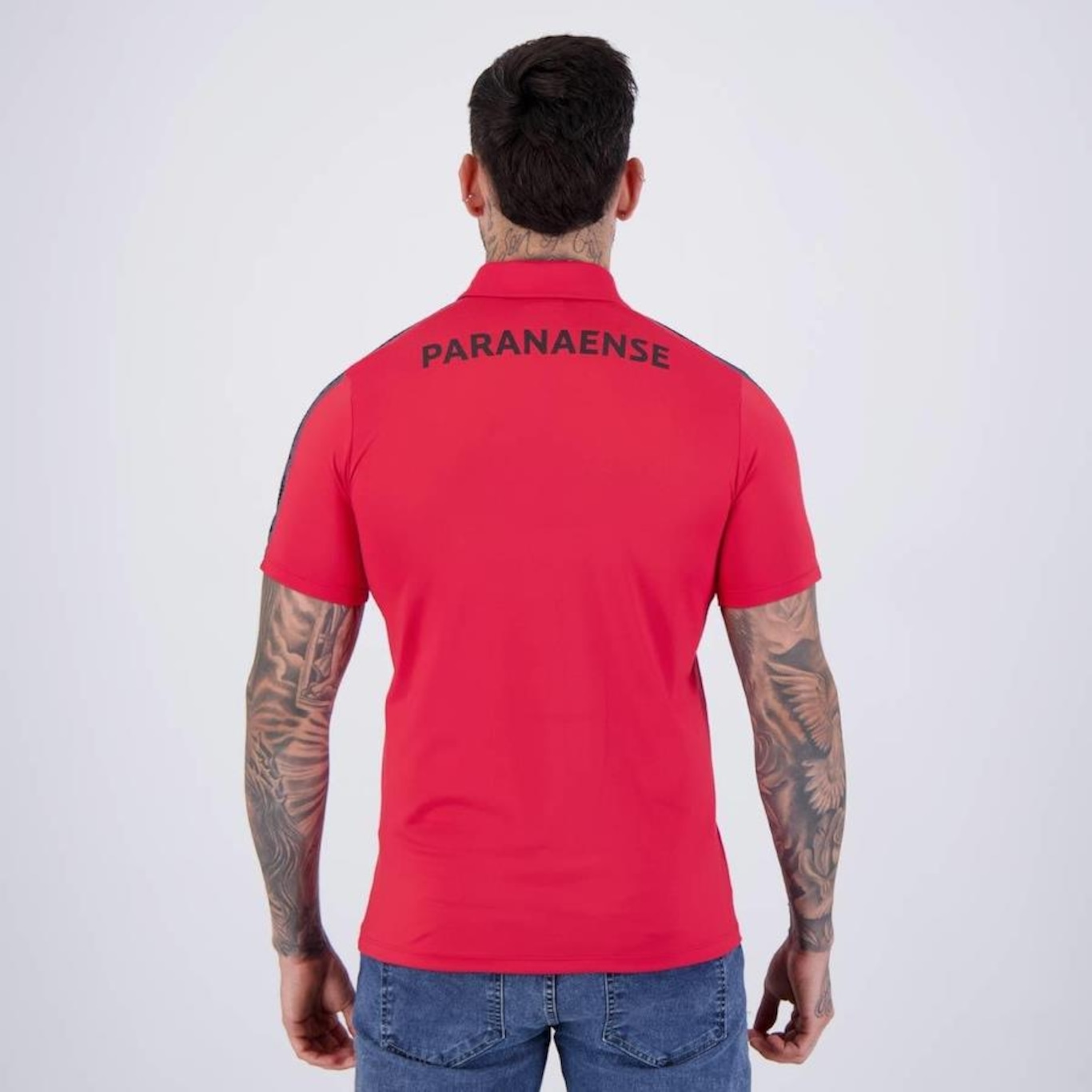 Camisa Polo Umbro Athletico Paranaense Viagem 2022 - Masculina - Foto 4