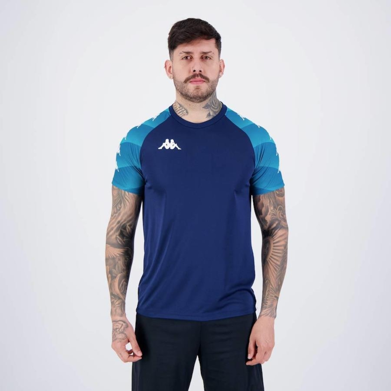 Camisa Kappa Raglany - Masculina - Foto 1