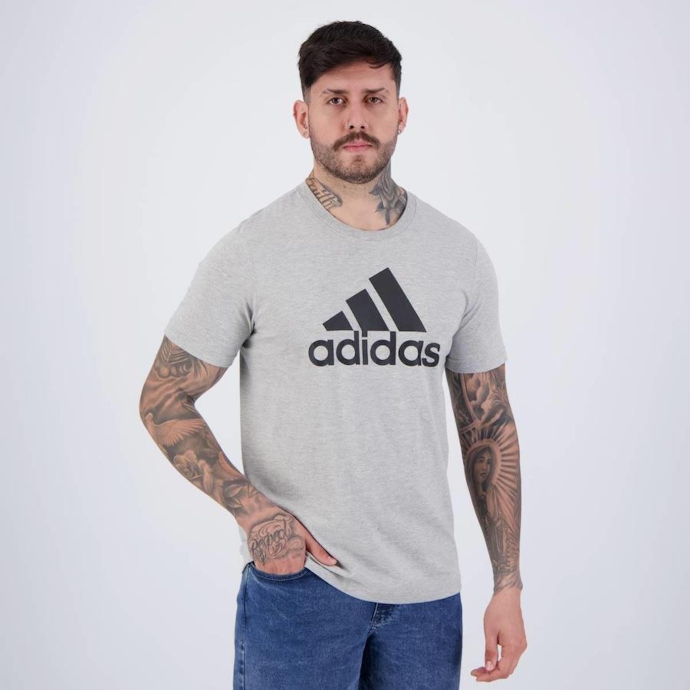 Camiseta Adidas Big Logo  - Masculina - Foto 2