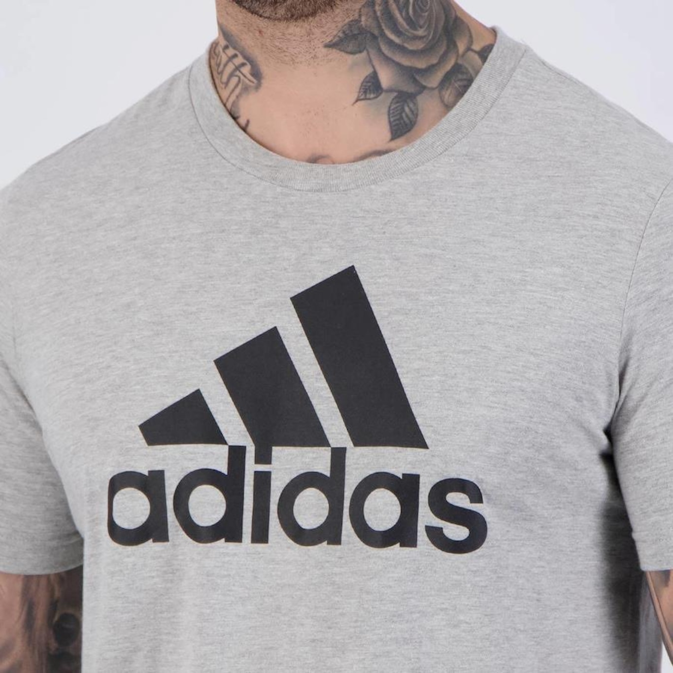 Camiseta Adidas Big Logo  - Masculina - Foto 5