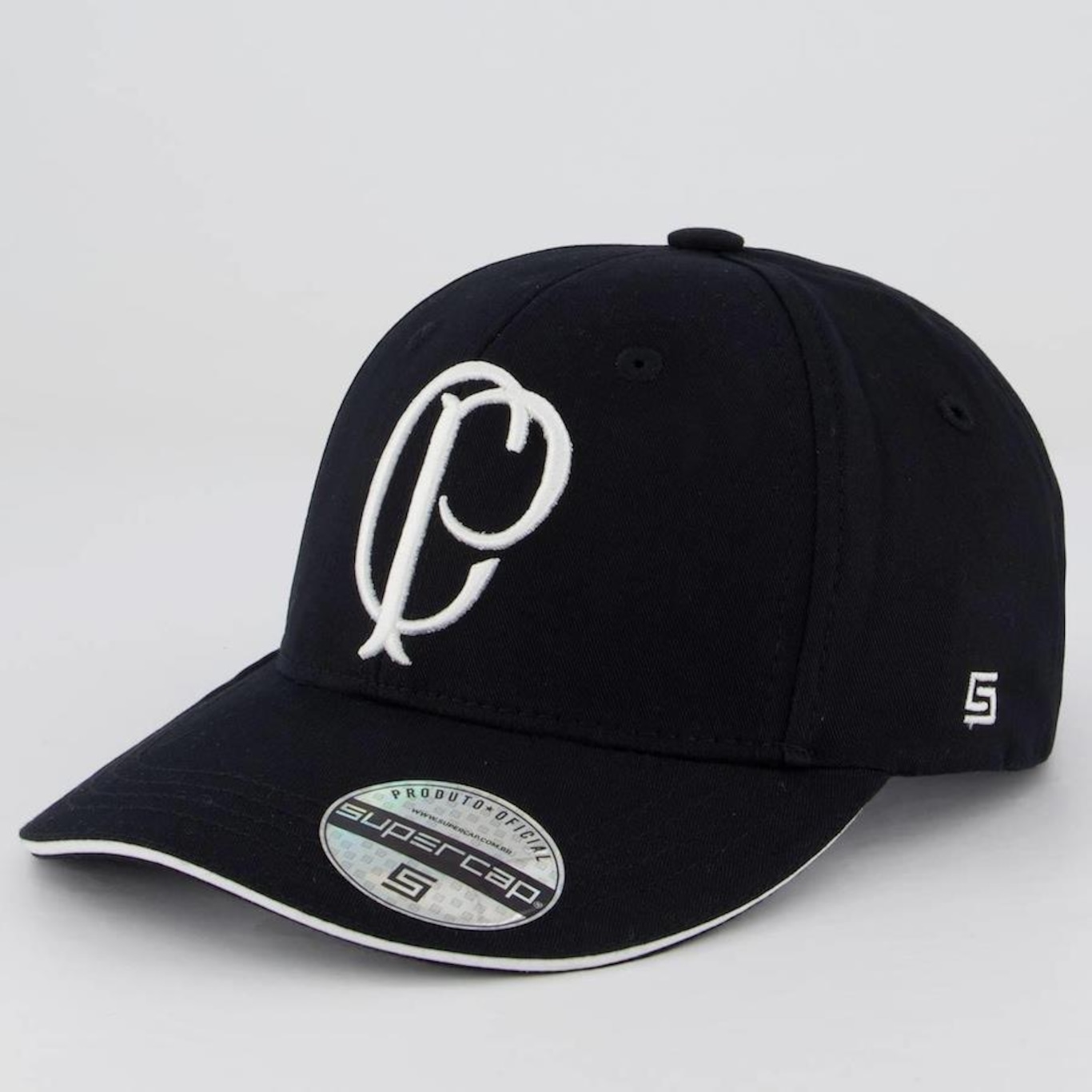 Boné Aba Curva do Corinthians SuperCap - Strapback - Infantil - Foto 1