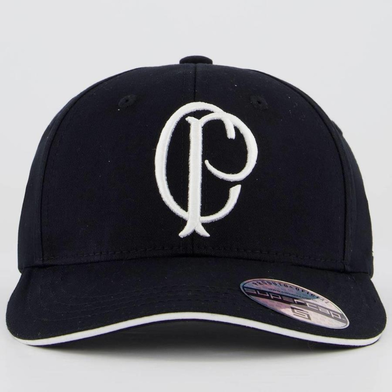 Boné Aba Curva do Corinthians SuperCap - Strapback - Infantil - Foto 2