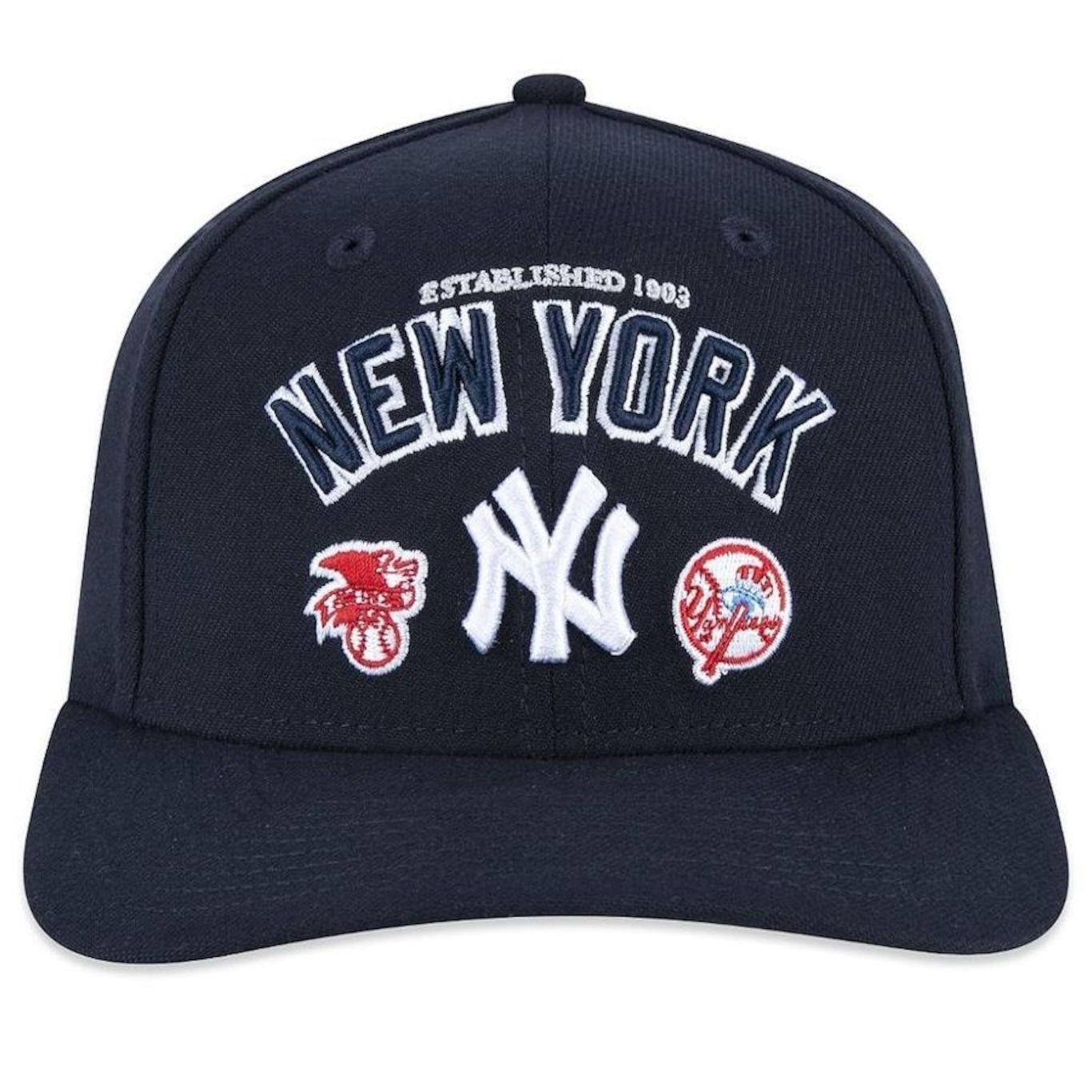 Boné Aba Curva New Era 950 New York Yankees Sport Stretch - Snapback - Adulto - Foto 3