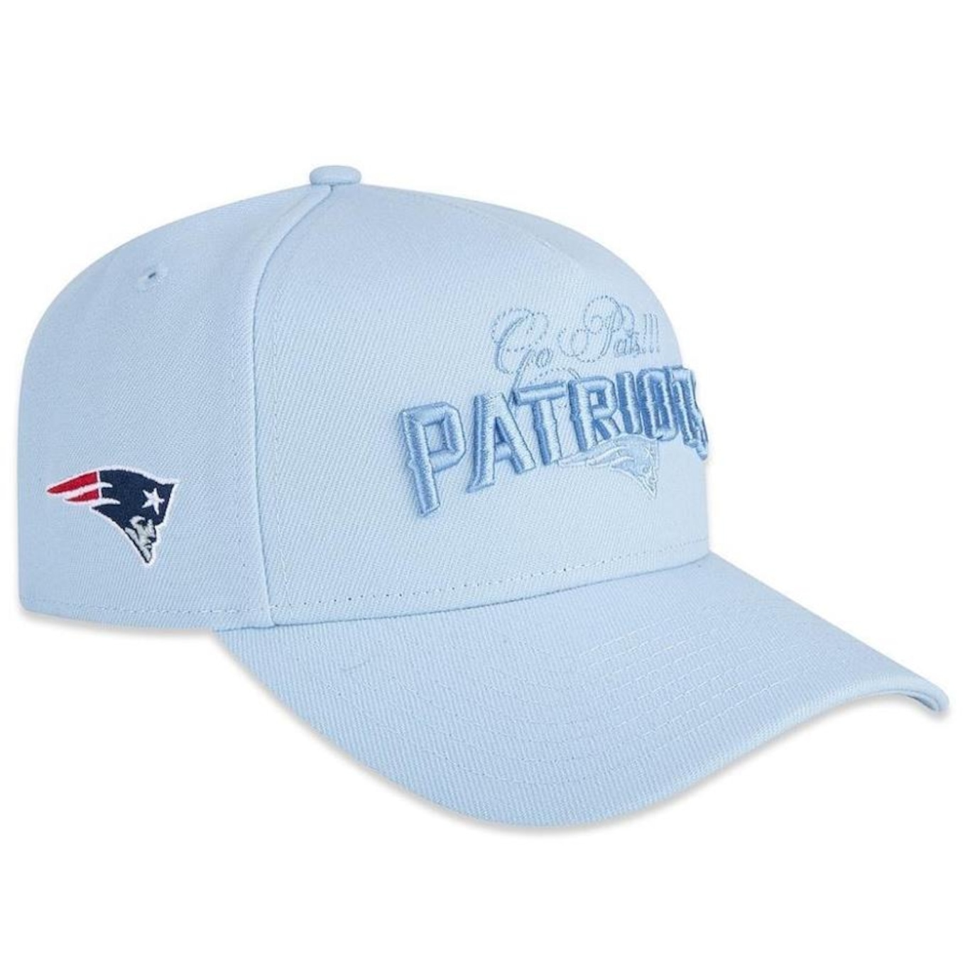 Boné Aba Curva New Era 940 A-Frame New England Patriots Color In Color - Snapback - Adulto - Foto 4