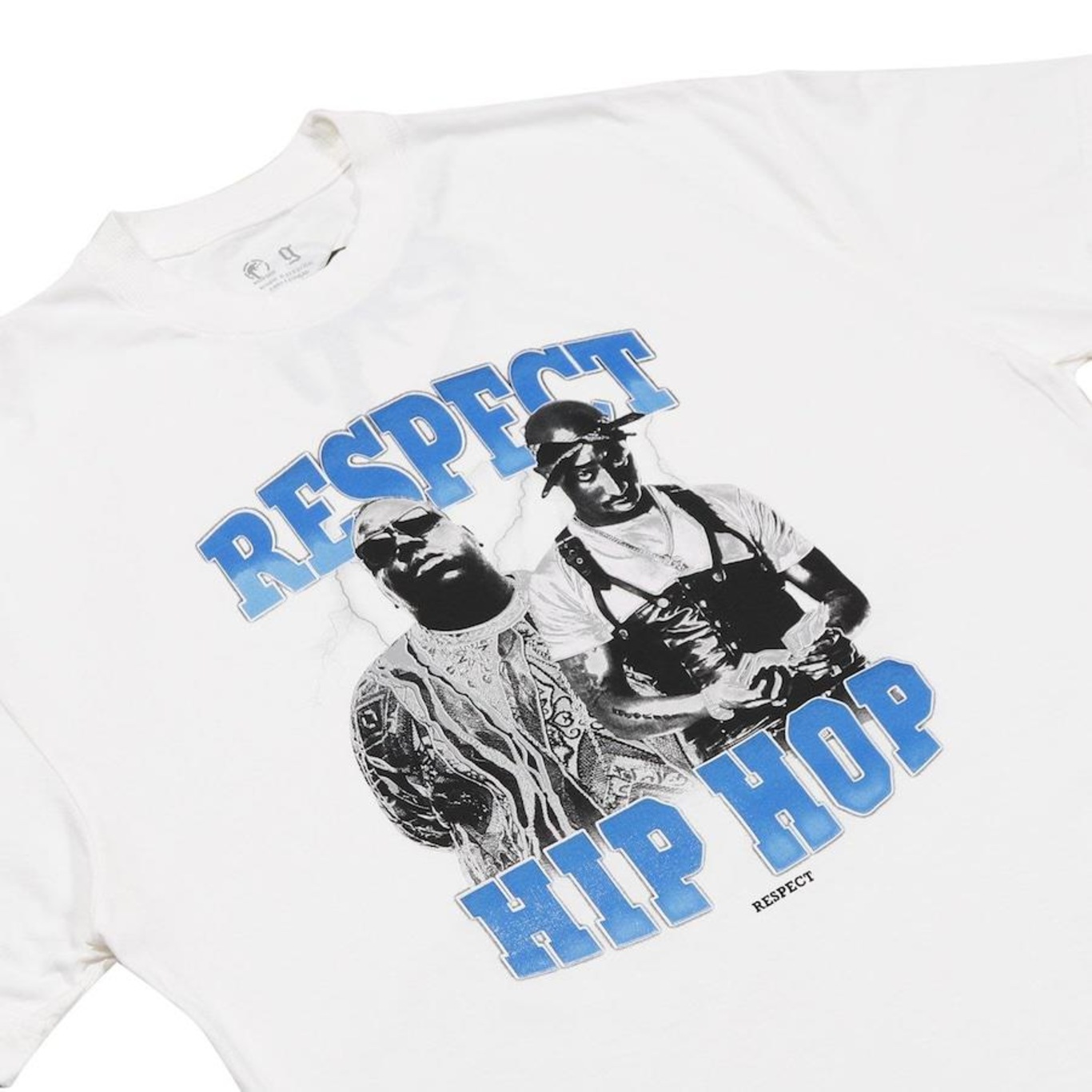 Camiseta Respect Vintage 2Pac And Notorius Oversized - Masculina - Foto 3