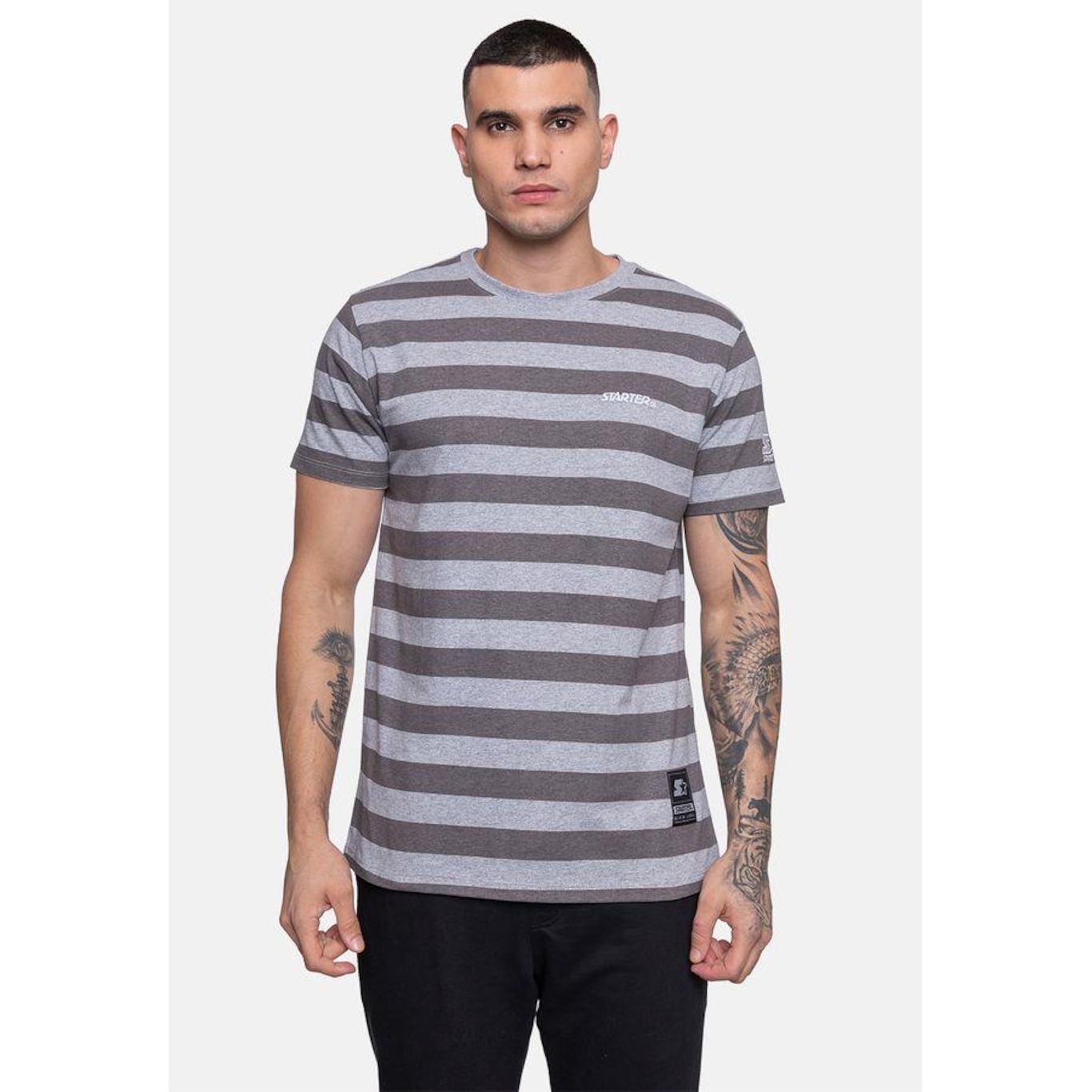 Camiseta Starter Bipack Strip - Masculina - Foto 2