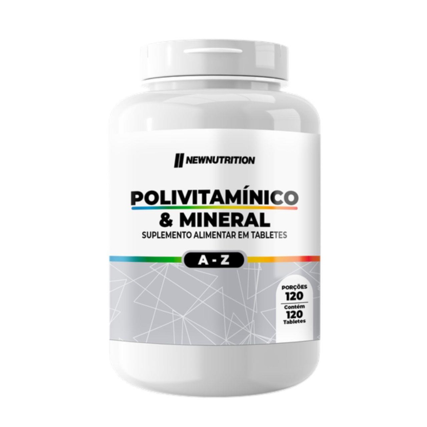 Polivitamínico E Mineral De A-Z 120 Tabletes - Newnutrition - Foto 1