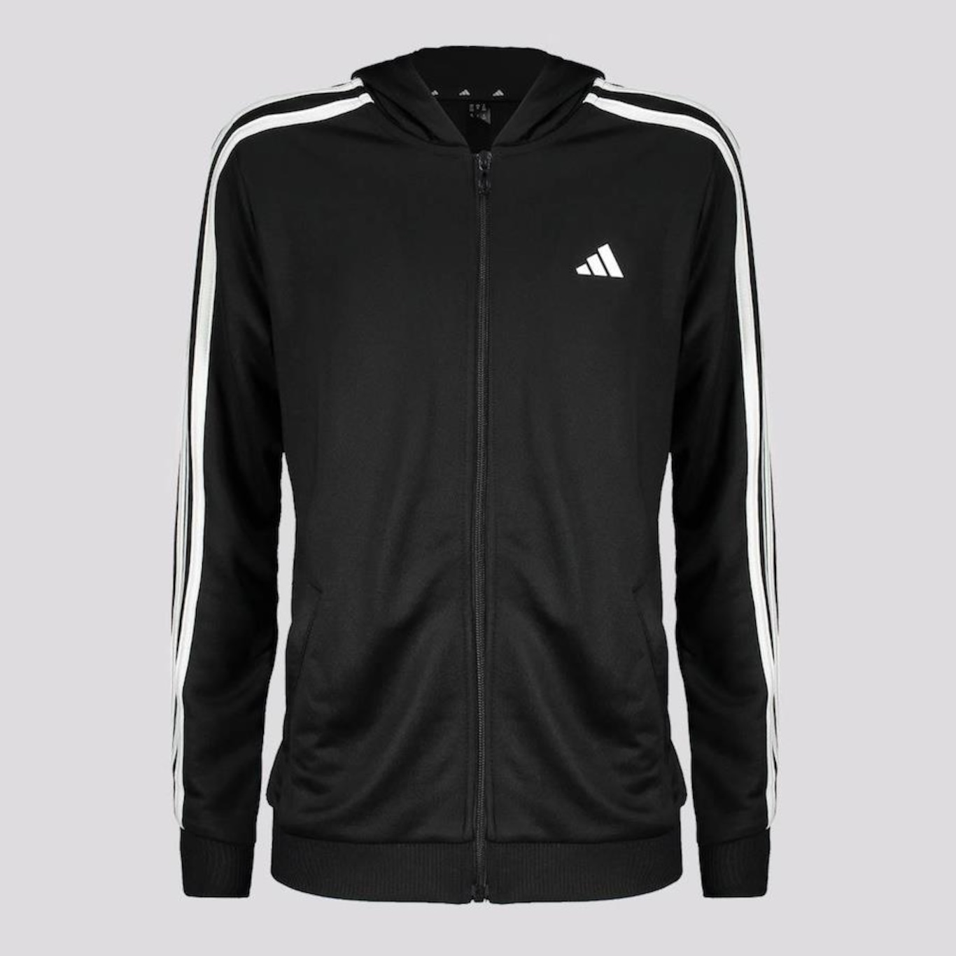 Jaqueta adidas Fit 3S Train Essentials Aeroready - Infantil - Foto 1