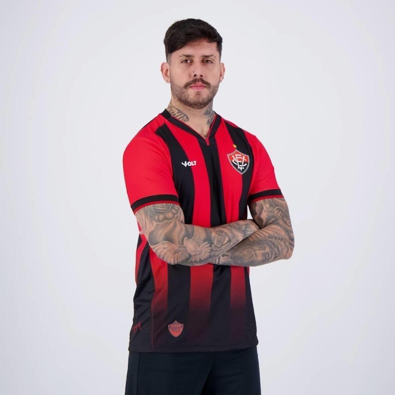 Camisa do Vitória-BA I 24 Volt Masculina Torcedor - Foto 2