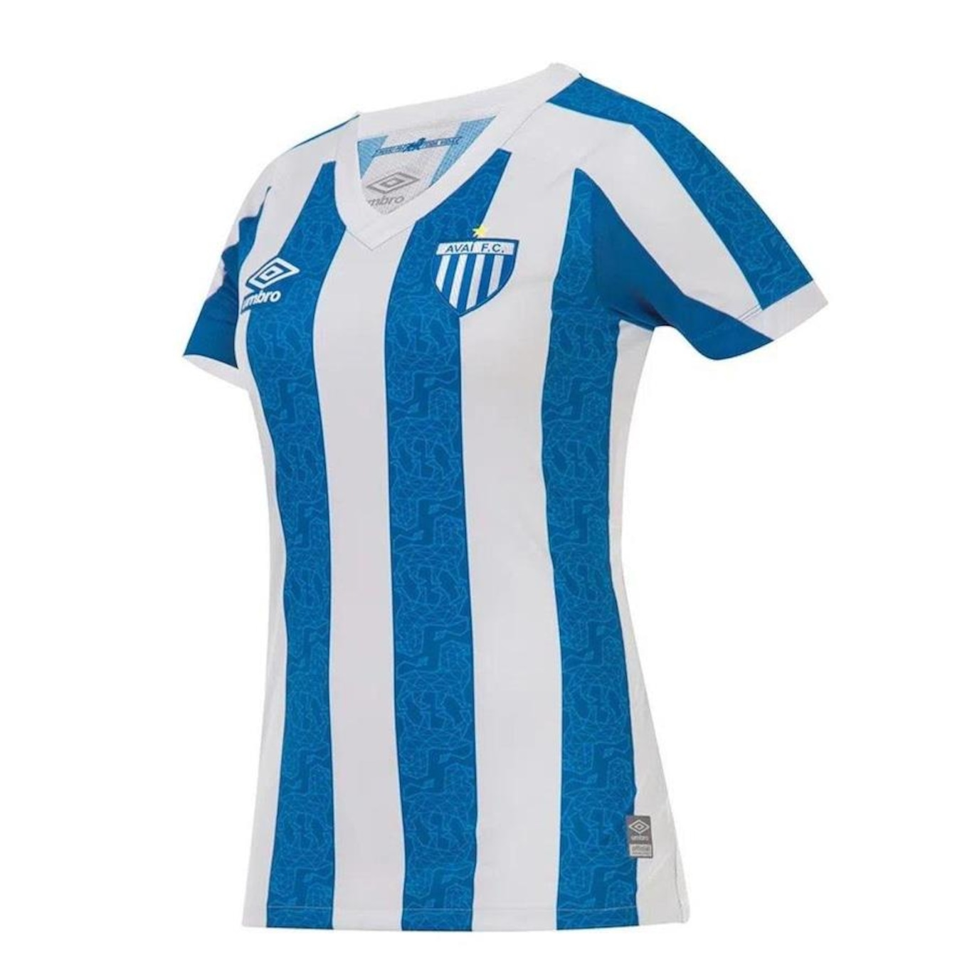 Camisa do Avai I 2022 Umbro Home Listrada - Feminina - Foto 2