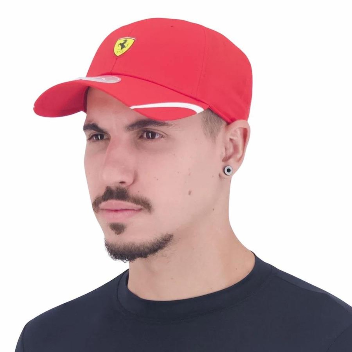 Boné Aba Curva Puma Scuderia Ferrari Sptwr Race Bb Ii - Strapback - Adulto - Foto 3